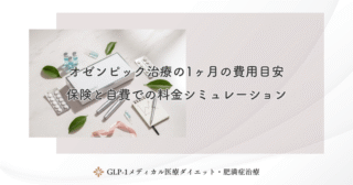 オゼンピック治療の1ヶ月の費用目安｜保険と自費での料金シミュレーション