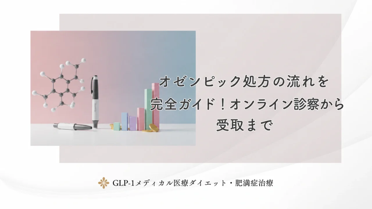 オゼンピック処方の流れを完全ガイド！オンライン診察から受取まで