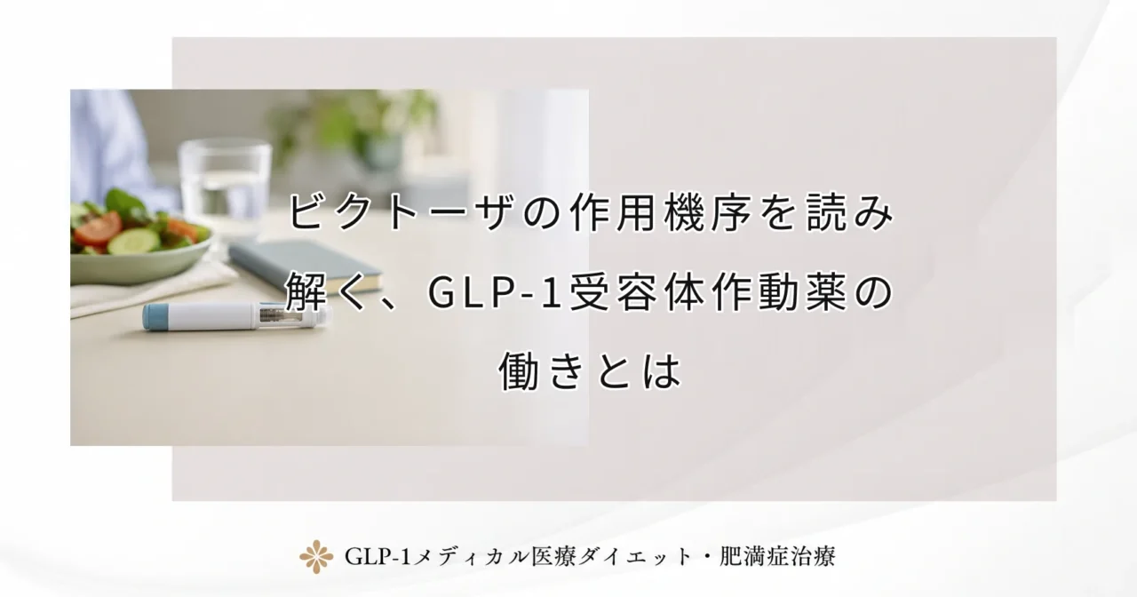 ビクトーザの作用機序を読み解く、GLP-1受容体作動薬の働きとは