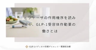 ビクトーザの作用機序を読み解く、GLP-1受容体作動薬の働きとは