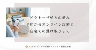 ビクトーザ処方の流れ｜予約からオンライン診療と自宅での受け取りまで