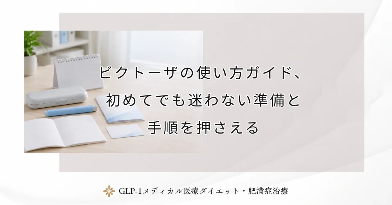 ビクトーザの使い方ガイド、初めてでも迷わない準備と手順を押さえる