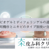 ベピオゲルとディフェリンゲルの違い｜作用機序とニキビのタイプ別使い分け