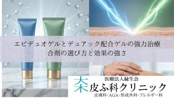 エピデュオゲルとデュアック配合ゲルの強力治療｜合剤の選び方と効果の強さ