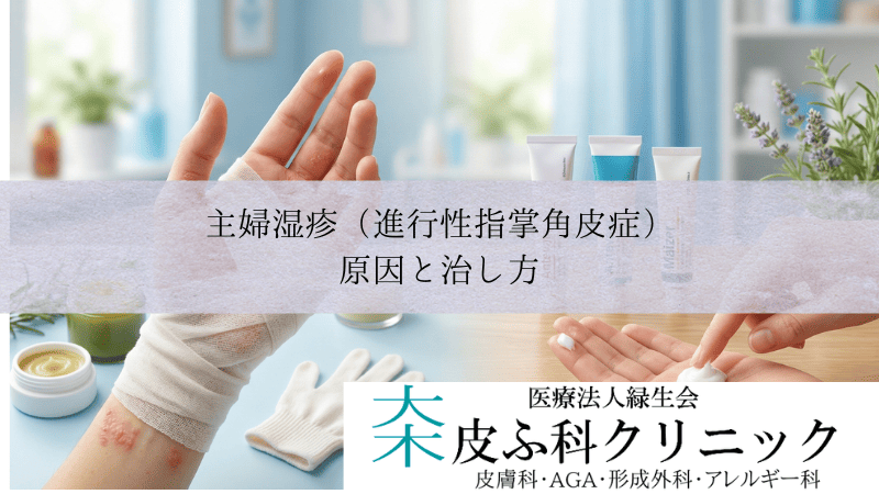 主婦湿疹（進行性指掌角皮症）の原因と治し方｜洗剤かぶれとゴム手袋の選び方