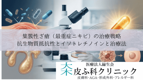 集簇性ざ瘡（最重症ニキビ）の治療戦略｜抗生物質抵抗性とイソトレチノイン