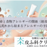 乳児湿疹と食物アレルギーの関係（経皮感作）｜肌荒れから始まるアレルギーの予防