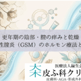 更年期の陰部・膣の痒みと乾燥｜萎縮性膣炎（GSM）のホルモン療法と保湿
