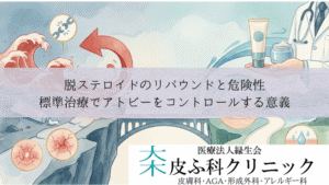 脱ステロイドのリバウンドと危険性|標準治療でアトピーをコントロールする意義