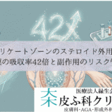 デリケートゾーンのステロイド外用薬｜粘膜の吸収率42倍と副作用のリスク管理