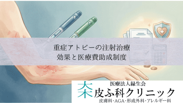 重症アトピーの注射治療（デュピクセント・ミチーガ）｜効果と医療費助成制度