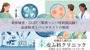 薬疹検査・DLST（薬剤リンパ球刺激試験）｜血液検査とパッチテストの精度
