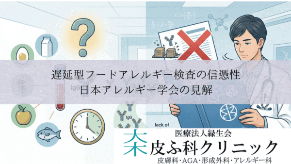 遅延型フードアレルギー検査（IgG抗体）の信憑性｜日本アレルギー学会の見解