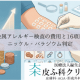 金属アレルギー検査（パッチテスト）の費用と16項目｜ニッケル・パラジウム判定