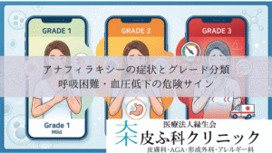 アナフィラキシーの症状とグレード分類｜呼吸困難・血圧低下の危険サイン