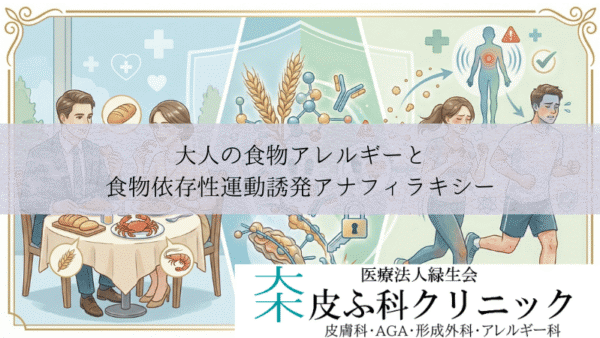 大人の食物アレルギーと食物依存性運動誘発アナフィラキシー｜小麦・甲殻類のリスク