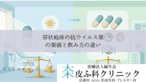 帯状疱疹の抗ウイルス薬｜アメナリーフ・バルトレックスの薬価と飲み方の違い