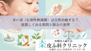 水いぼ（伝染性軟属腫）は自然治癒する？｜放置して治る期間と除去の基準