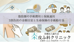 脂肪腫の手術費用と保険適用|3割負担の金額目安と生命保険の手術給付金