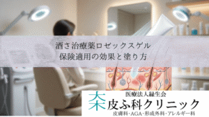 酒さ治療薬ロゼックスゲル(メトロニダゾール)|保険適用の効果と塗り方