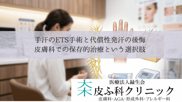 手汗のETS手術と代償性発汗の後悔｜皮膚科での保存的治療という選択肢