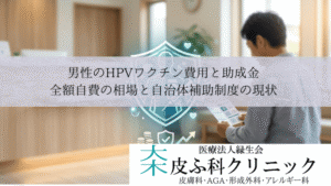男性のHPVワクチン費用と助成金|全額自費の相場と自治体補助制度の現状