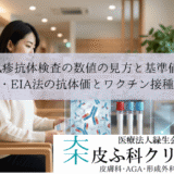 風疹抗体検査の数値の見方と基準値｜HI法・EIA法の抗体価とワクチン接種目安