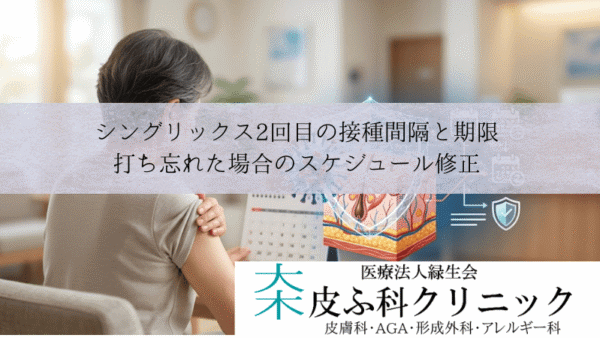 シングリックス2回目の接種間隔と期限｜打ち忘れた場合のスケジュール修正