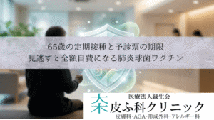 65歳の定期接種と予診票の期限｜見逃すと全額自費になる肺炎球菌ワクチン