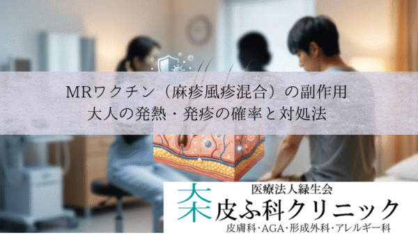 MRワクチン（麻疹風疹混合）の副作用｜大人の発熱・発疹の確率と対処法