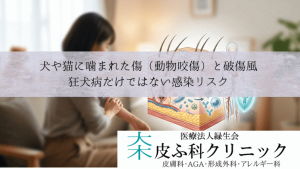犬や猫に噛まれた傷（動物咬傷）と破傷風｜狂犬病だけではない感染リスク