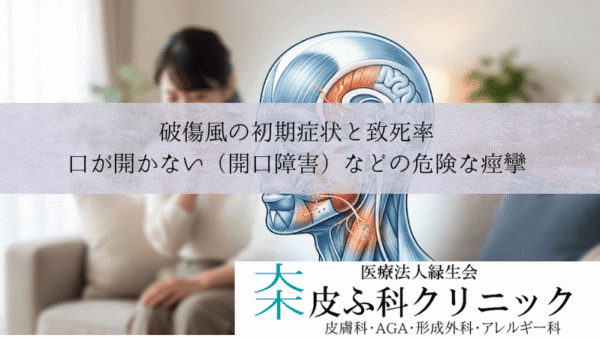 破傷風の初期症状と致死率｜口が開かない（開口障害）などの危険な痙攣