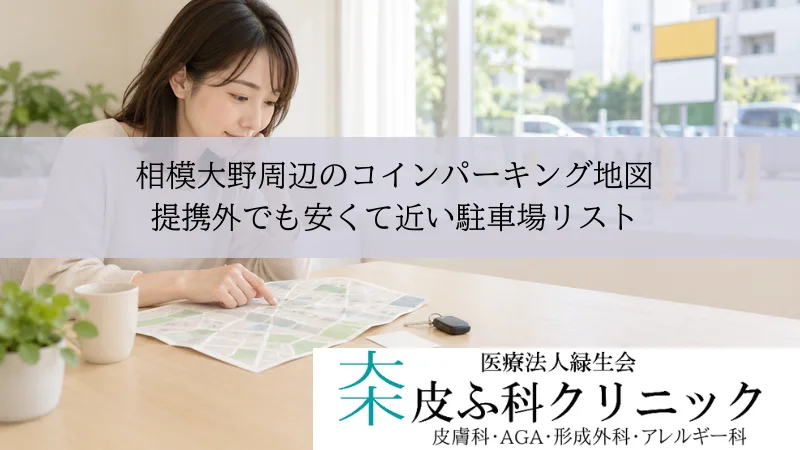 相模大野周辺のコインパーキング地図|提携外でも安くて近い駐車場リスト